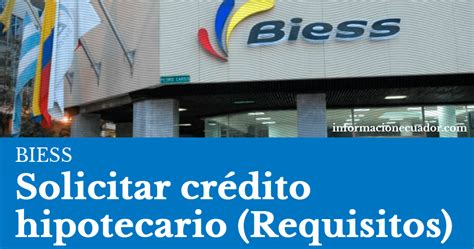 creditos hipotecarios biess